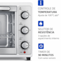 Forno Eletrico Mondial 52L Grand Family II 127V/60HZ FRN-52W Branco/Inox-d33a666a-85ef-488f-9198-295f0a4ba1cf