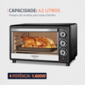 Forno Eletrico Mondial Family II 42L FR-42 127V/60Hz Preto/Inox-ad6ff7a1-c52d-4bd4-a044-d57ef22a147c