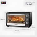 Forno Eletrico Mondial Family II 42L FR-42 127V/60Hz Preto/Inox-c378708d-1b11-49a8-bc71-d7f8881bfbd6