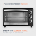 Forno Eletrico Mondial Family II 42L FR-42 127V/60Hz Preto/Inox-ad164fdb-cfc2-4f3a-9675-13347e655d72