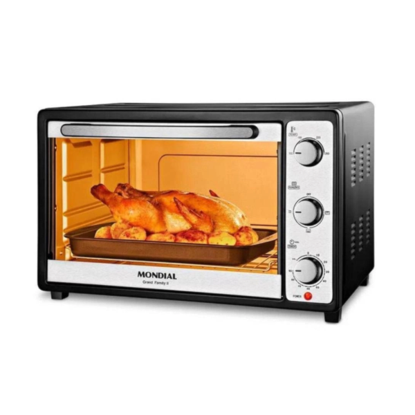 Forno Eletrico Mondial Grand Family II 52L FR-52 127V Preto-e531a9cd-e9b6-4a82-a06c-bcccde9a71c6