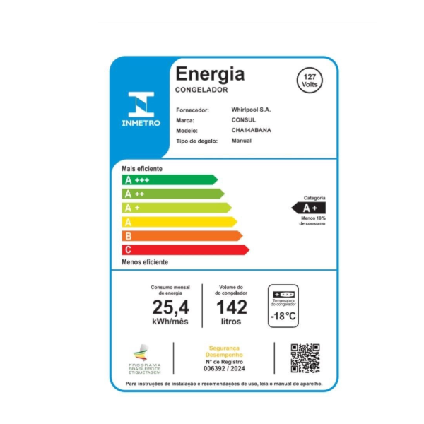Freezer Consul Horizontal 142L 1 Porta 127v Classe A Branco-33554d7c-73f3-4f8e-bcea-05e5c8459c87