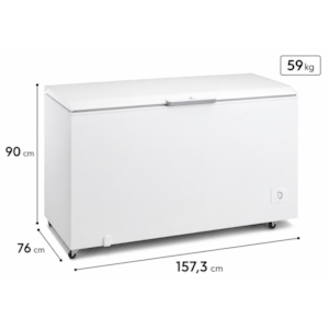Freezer Electrolux Horizontal 513L HI550T Bivolt Branco