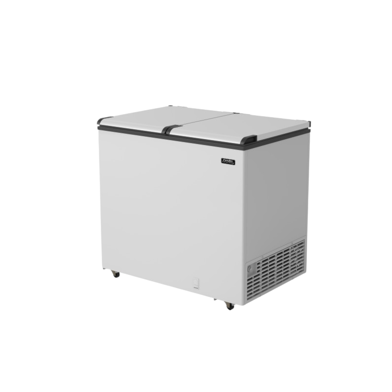 Freezer Esmaltec Horizontal 325L ECH350 127V 2 Portas Branco