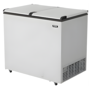 Freezer Esmaltec Horizontal 325L ECH350 127V 2 Portas Branco