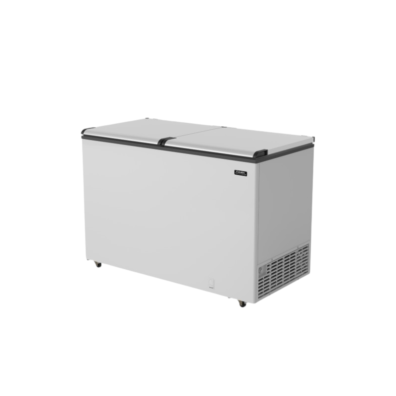 Freezer Esmaltec Horizontal 468L ECH500 127V 2 Portas Branco