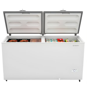 Freezer Horinzontal Metalfrio Inverter 543L Dupla Acao Bicolt R290 Branco