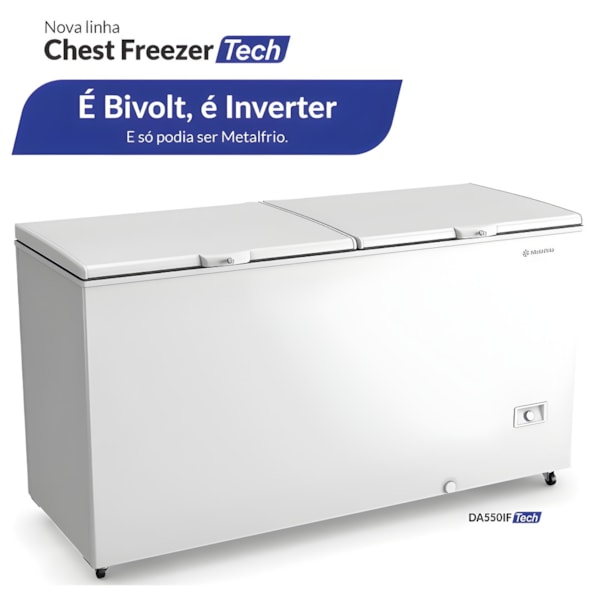 Freezer Horinzontal Metalfrio Inverter 543L Dupla Acao Bicolt R290 Branco-a011bf08-dfe2-48d2-922e-55f8a6a7ad75