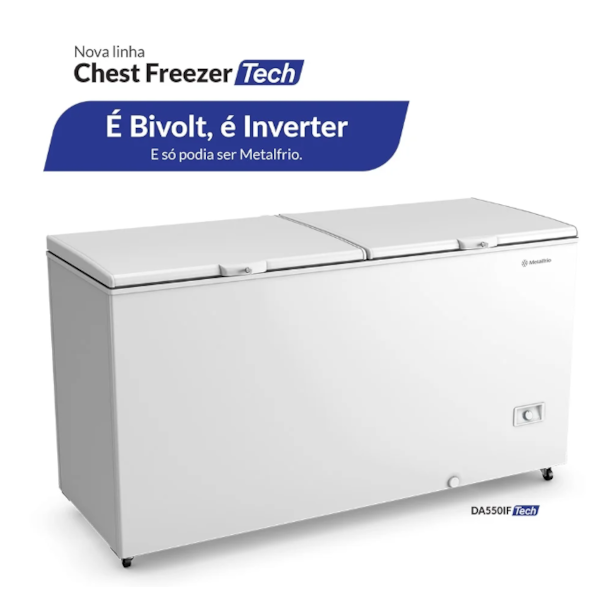 Freezer Horinzontal Metalfrio Inverter 543L Dupla Acao Bicolt R290 Branco DA550IFT00-a63efc14-3920-44bd-bc19-eda8198c62e2