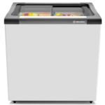 Freezer Horizontal Metalfrio 185L para Sorvetes e Congelados NF20SB 127V R290 Supra Branco