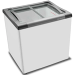 Freezer Horizontal Metalfrio 185L para Sorvetes e Congelados NF20SB 127V R290 Supra Branco