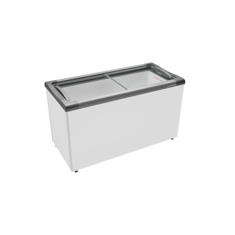 Freezer Horizontal Metalfrio 2 Portas de Vidro 388L 127V NF40SB R290 Branco
