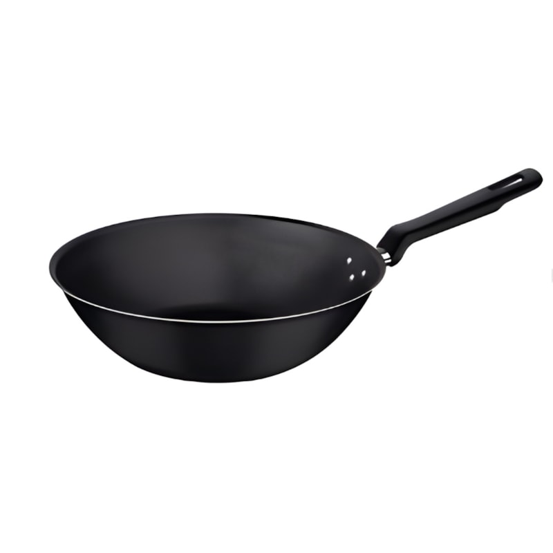 Frigideira Wok Tramontina Loreto 28cm, 3,6L em Aluminio com Revestimento e Anteaderente Starflon Max Grafite-501312f3-bc55-4453-8b22-e36c74677da9