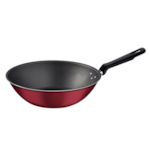Frigideira Wok Tramontina Loreto 28cm 3,6L em Aluminio com Revestimento e Antiaderente Starflon Max Vermelho
