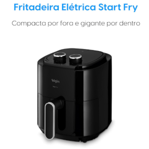 Fritadeira Air Fryer Elgin AFR50 3,5L 127V Preta