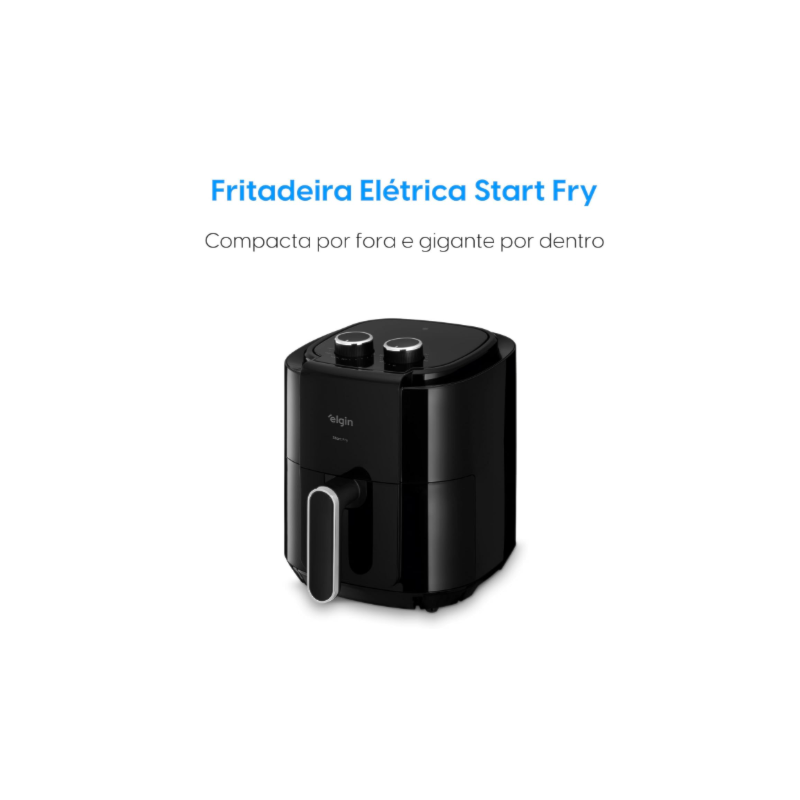 Fritadeira Air Fryer Elgin AFR50 3,5L 127V Preta