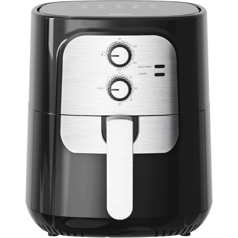 Fritadeira Air Fryer Gaabor 5,5L Vintage 1400W 127V Prata-ba1cb190-fd54-4efe-bf2c-787d33f46a5c