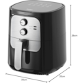 Fritadeira Air Fryer Gaabor 5,5L Vintage 1400W 127V Prata-1ebc8c68-f291-42a2-96cb-c70aa2a684ac