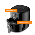 Fritadeira Air Fryer Multilaser 4,2L 1500W 127V Preto-daea6282-fd5d-45e5-a87f-4be6123dbaeb