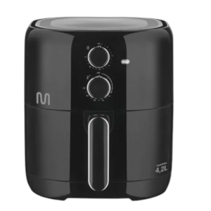 Fritadeira Air Fryer Multilaser 4,2L 1500W 127V Preto