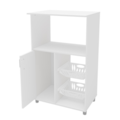 Fruteira Politorno Confins 1 Porta 2 Cestos e Nicho Para Micro-ondas MDP Branco-9a711f86-99b4-4e46-adca-5fbe97777e6d