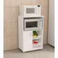 Fruteira Politorno Confins 1 Porta 2 Cestos e Nicho Para Micro-ondas MDP Branco-3e49bace-10a2-4e67-9904-c7b5340332a9