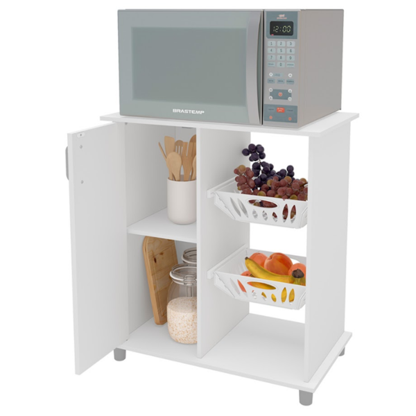Fruteira Politorno Cuiaba 1 Porta 2 Cestos MDP Branco FoscoLiso-413568fe-10ba-4300-aa7c-8a55514548c6