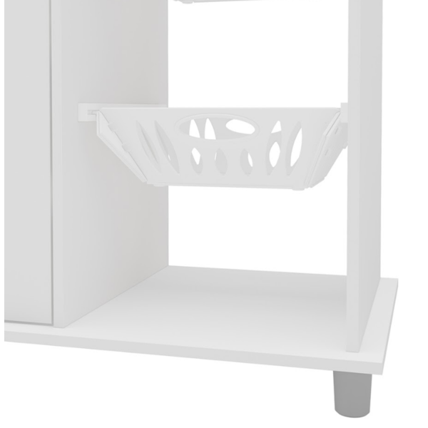 Fruteira Politorno Cuiaba 1 Porta 2 Cestos MDP Branco FoscoLiso-d2247a38-b64f-4df1-adc5-7bec0aeb9c7a