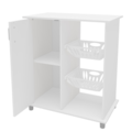 Fruteira Politorno Cuiaba 1 Porta 2 Cestos MDP Branco FoscoLiso-a76e6a97-26b4-4623-b500-1f51accfeb46