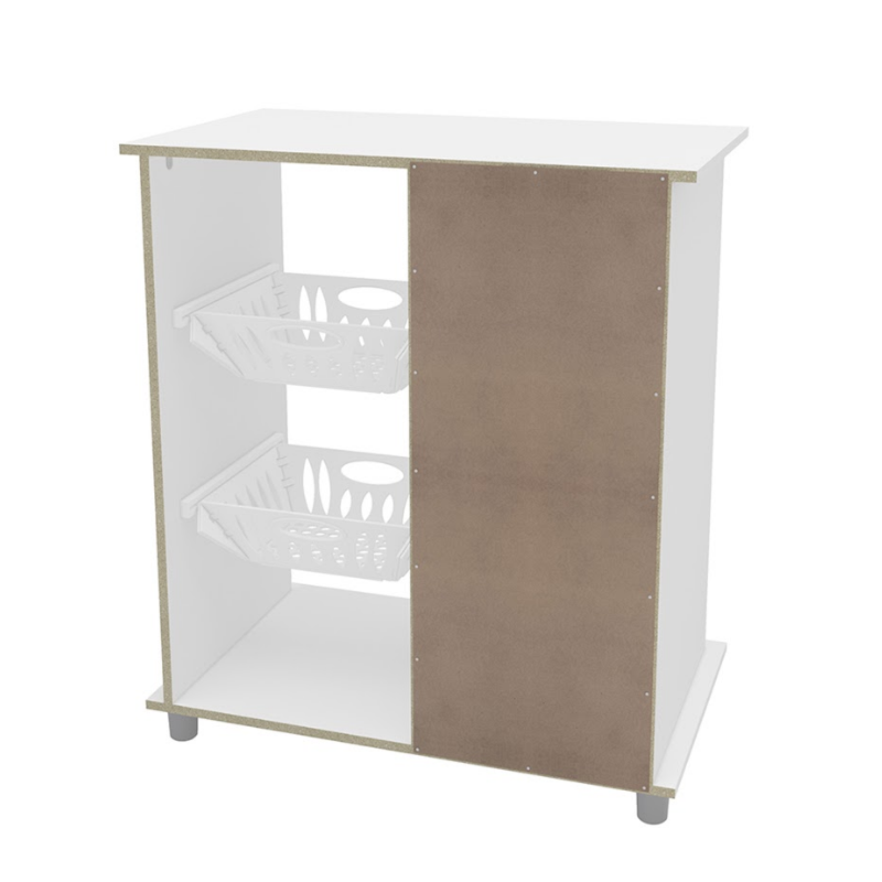 Fruteira Politorno Cuiaba 1 Porta 2 Cestos MDP Branco FoscoLiso-11a4c576-3fb9-4c02-8e7e-897e2fab5136