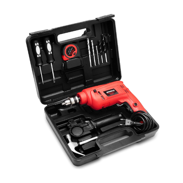 Furadeira de Impacto Mondial com Maleta 127V/60Hz 650W Vermelha NFFI-07M-0b26b171-e1fa-4456-932f-94c67075a06f