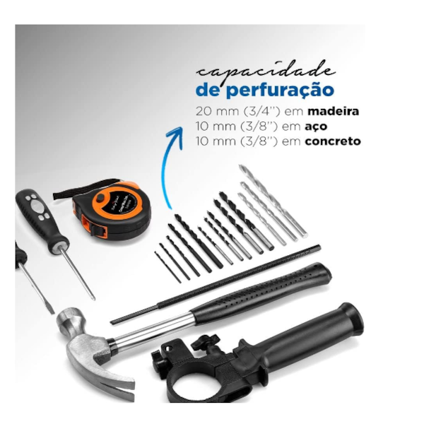 Furadeira de Impacto Mondial FI-RH-01M 127V/60HZ Laranja-93de7dbb-f5c2-4cfd-a21e-050a8f035b81