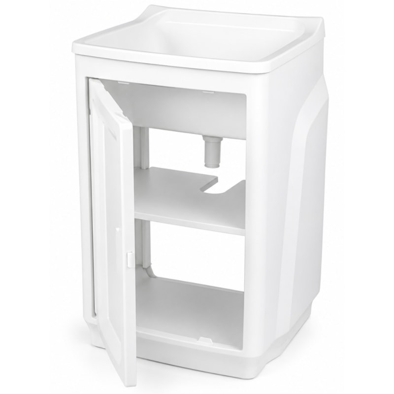 Gabinete de Plastico Astra com Tanque Branco-cd27669e-aea1-48d3-870f-a989f50088d0