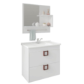 Gabinete para Banheiro Suspenso MGM Lirio 59CM 1 Porta 1 Gaveta com Espelheira e Lavatorio Branco-00b51a44-ffe2-47a5-a505-b9e4ef756518