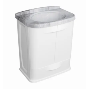 Gabinete Plastico Astra com Lavatorio 45X32X58cm Branco