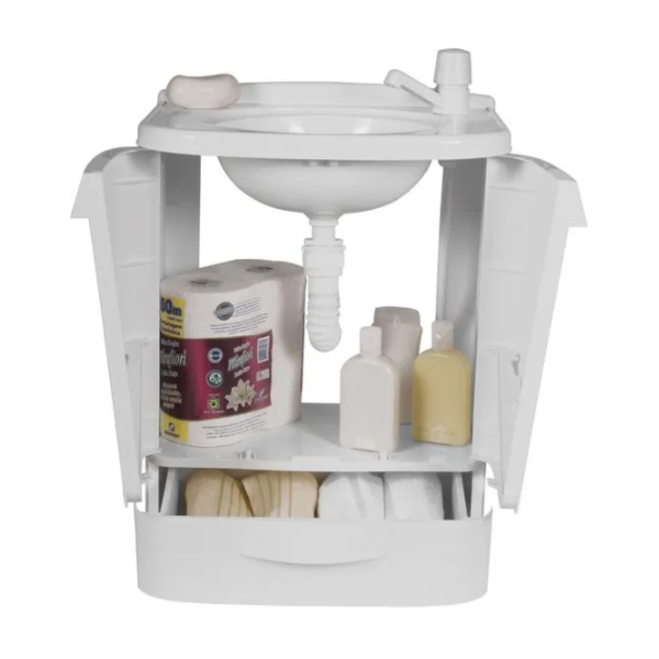 Gabinete Plastico Astra com Lavatorio 45X32X58cm Branco-f46e7734-7a49-4aad-9ae0-cba81b122a16