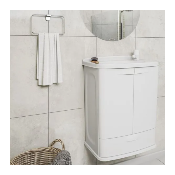 Gabinete Plastico Astra com Lavatorio 45X32X58cm Branco-af153870-c9f8-47b2-875c-e33e2a92cb4f