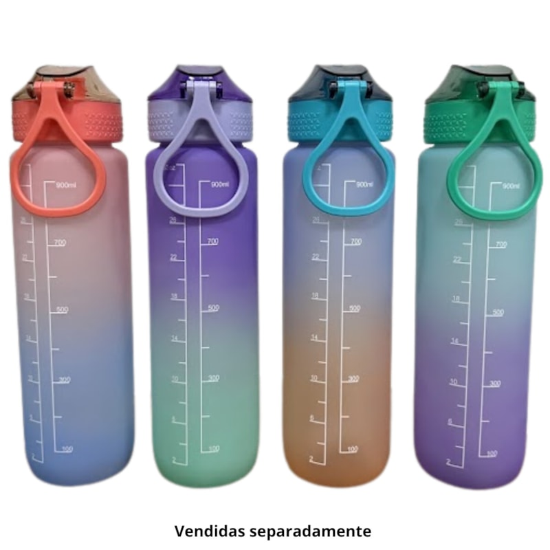 Garrafa de Água 1000ml – Cores Variadas