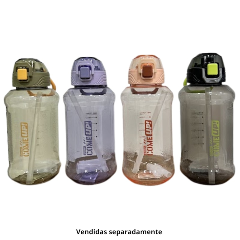 Garrafa de Água Life Art 1200ml  Cores Variadas