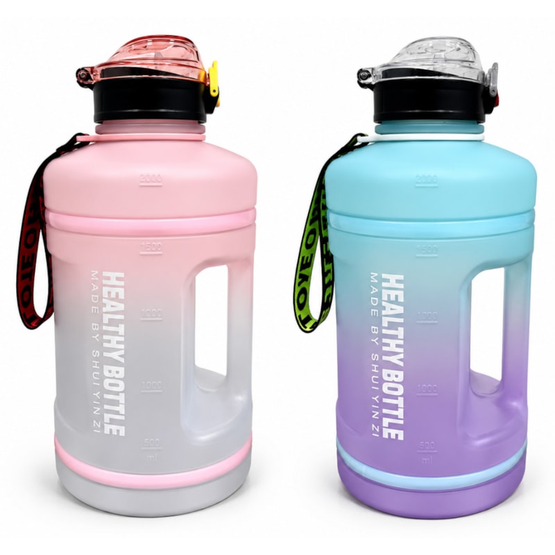Garrafa de Água Life Art 2,2L – Cores Variadas-28f524c8-e3f8-4537-a3e7-749e2db99026