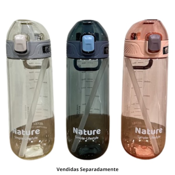 Garrafa de Água Life Art 670ml – Cores Variadas-9198ffa2-1243-4cc9-94e0-5bbb74d01c04