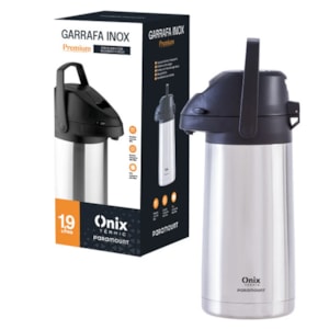 Garrafa Termica Paramount Onix Termic Premium 1,9L Inox