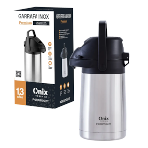 Garrafa Termica Paramount Premium 1,3L Inox