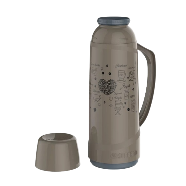 Garrafa Termica Soprano Cristal 1L Fendi Decorada Cafe-fd498b83-5e64-4c8c-aee9-21c03bad630c
