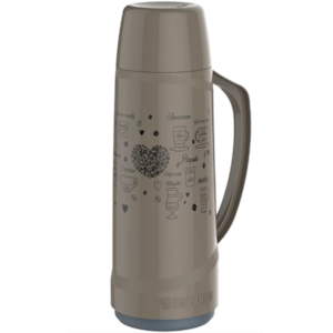 Garrafa Termica Soprano Cristal 1L Fendi Decorada Cafe