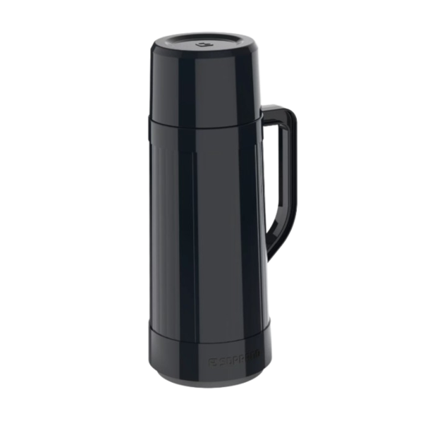 Garrafa Termica Soprano Topazio 1L Preto-116daf41-3626-4fad-899f-2d5ae7277949