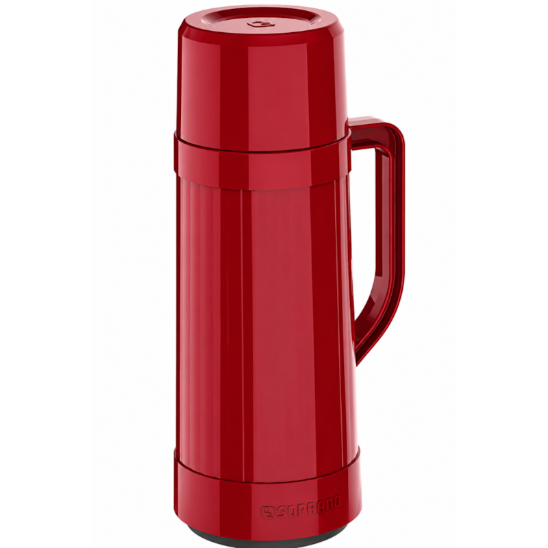 Garrafa Termica Soprano Topazio 1L Vermelho-a5c0823a-44a7-43d5-a90d-83305b2ca89f