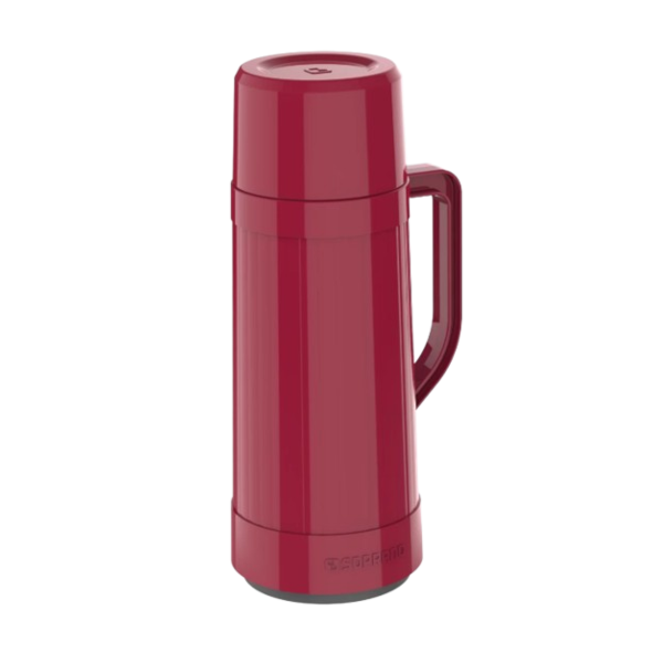 Garrafa Termica Soprano Topazio 1L Vermelho-858589ab-75f0-4ee2-9300-6cd1eb7f30e2