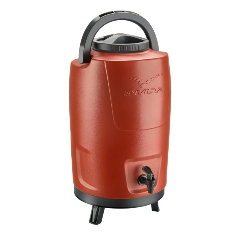 Garrafao Termico Invicta 12L com Tripe Vermelho Velvet