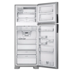 Geladeira Consul 451L Frost Free Duplex com Espaco Flex e Painel Eletronico Externo 127V Classe A Inox